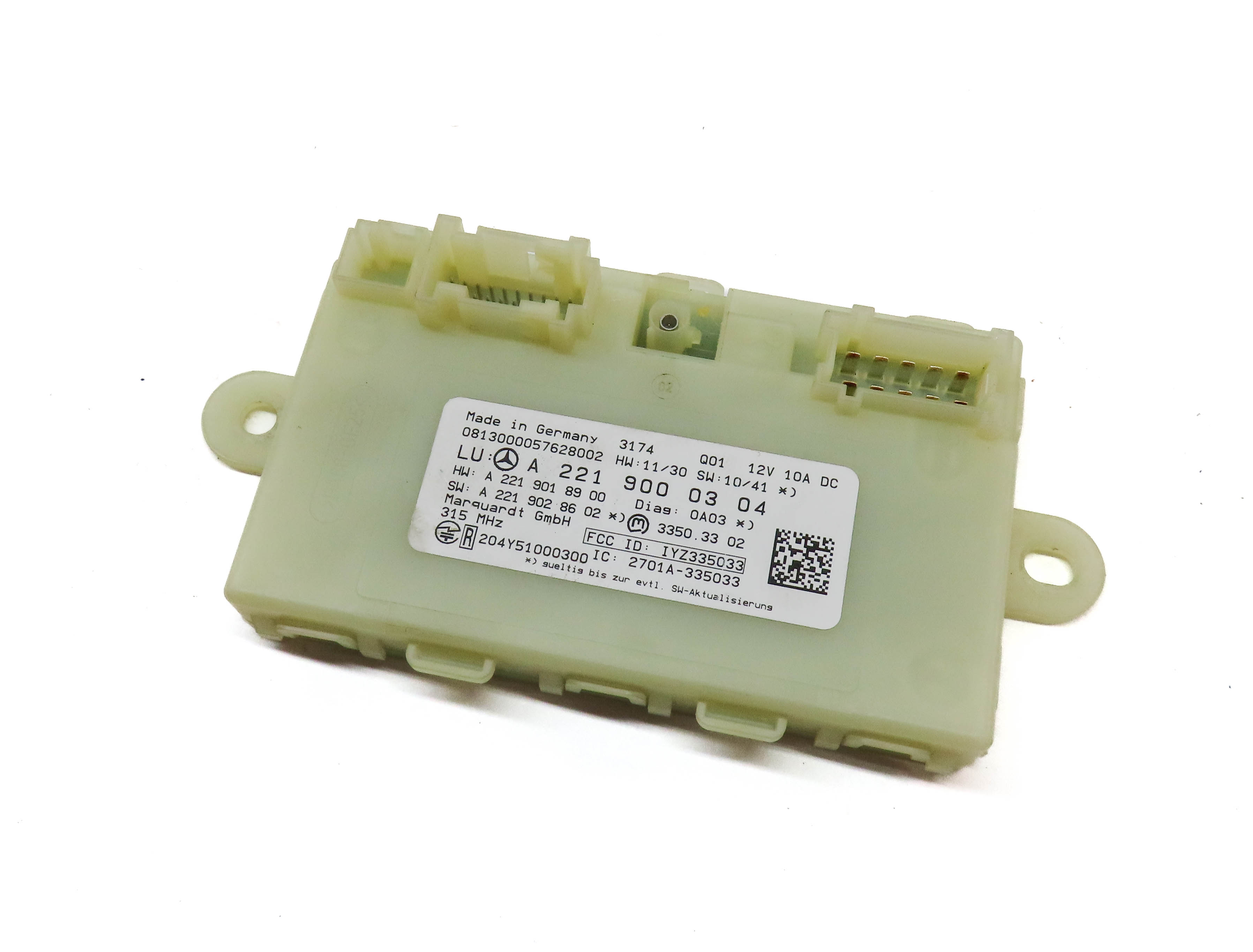 2011-2014 MERCEDES CL550 CL600 S350 S400 S550 S600 (W216 W221) KEYLESS GO MODULE — exact item pictured